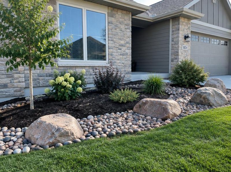 Rock & Mulch Installation